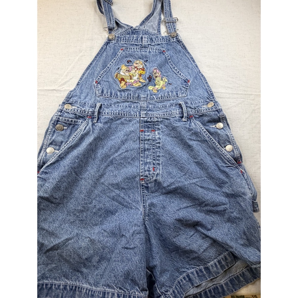Vintage Disney Catalog Collection Snow White Denim Overalls Women's Medium - Picture 3 of 8